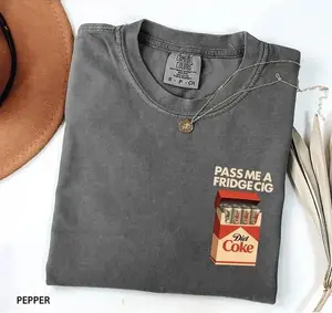Comfort Colors Pass Me a Fridge Cig T-shirt – Diet Coke Lover Shirt, I Need a Diet Coke Tee, Soda Lover Gift for Mom, Funny Coke Shirt