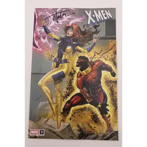 Signed Tyler Kirkham X-Men #9 Unknown Comics Exclusive Variant Cover Comic Book - Graymalkin, Cyclops, Rogue, Ryan Stegman Featured [IN STOCK]