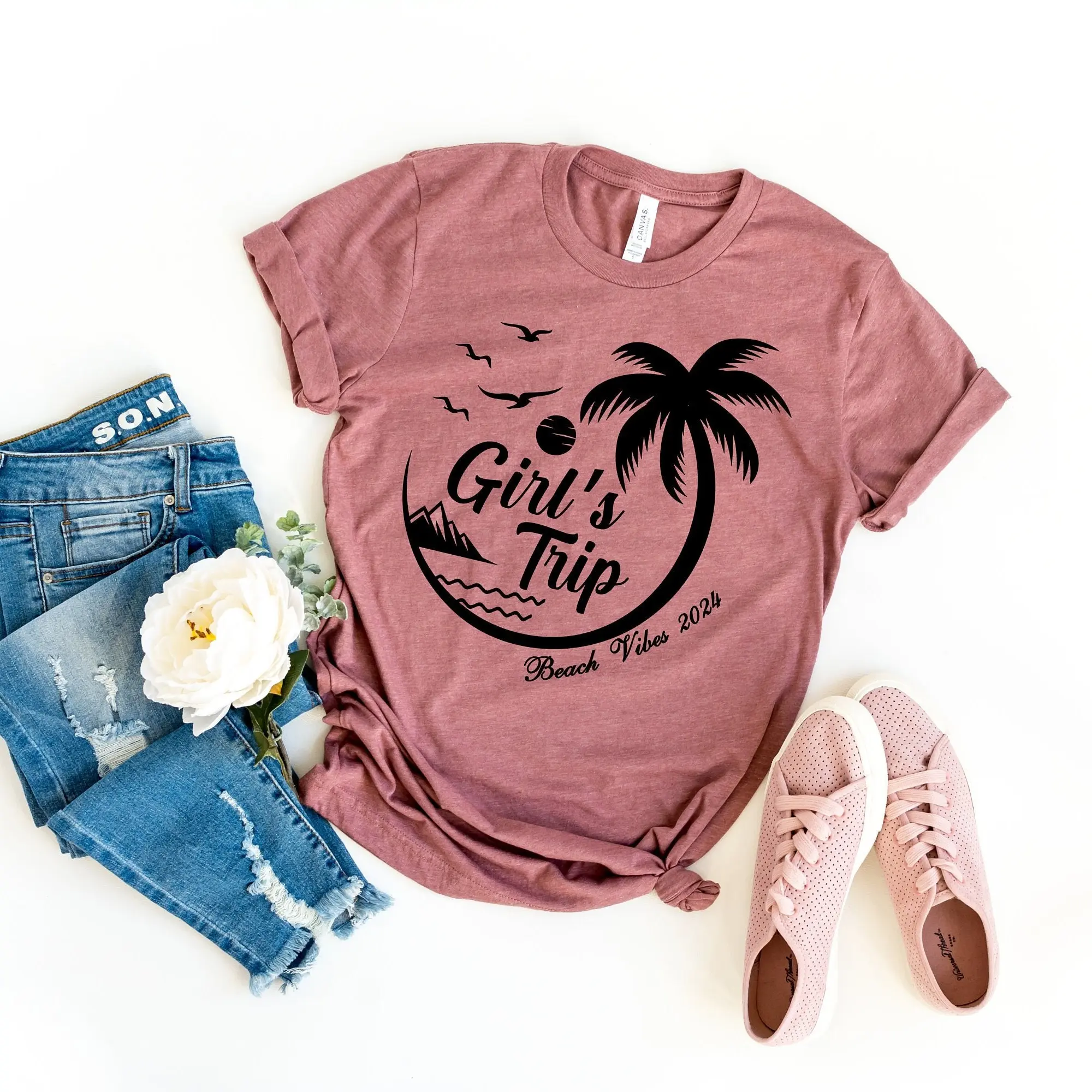 Girls Beach Trip 2024 Girls Trip Shirts Girls Weekend Shirts Girls Trip 2024 Shirts Girls Weekend 2024 Shirts Girls Trip Matching Shirt