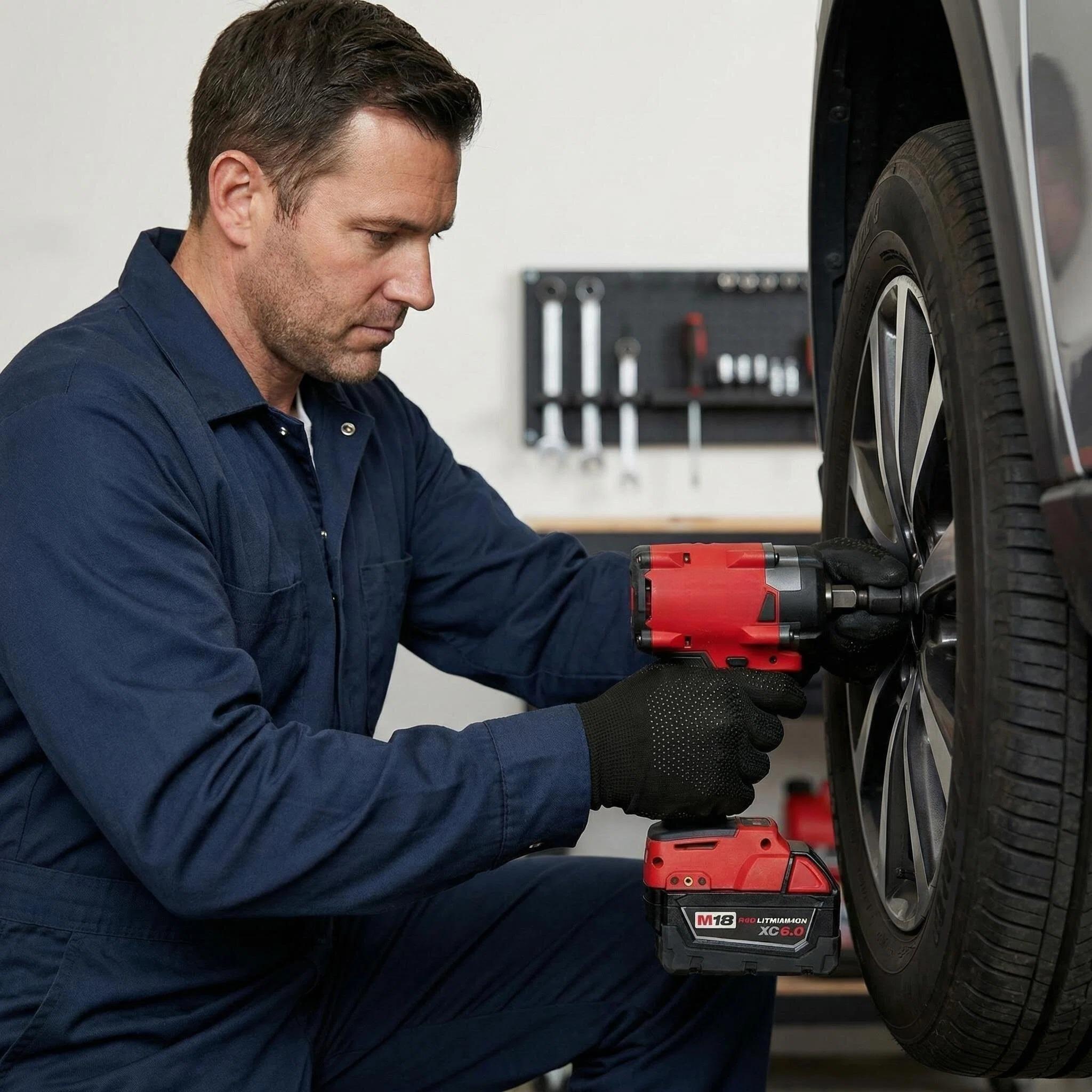 Milwaukee  300Nm 18V Impact Wrench Easy Control   m electric driver lithium-ion brushless cordless gear tool power nut-busting torque in chrome sockets and 18 4-mode drive