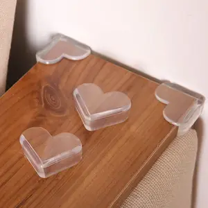 Clear Corner Guards for Furniture, Soft Edge Protectors, Universal Table Corner Protectors Safety Bumper for Coffee Table Cabinet, Transparent Anti-Collision Self-Adhesive Cushion