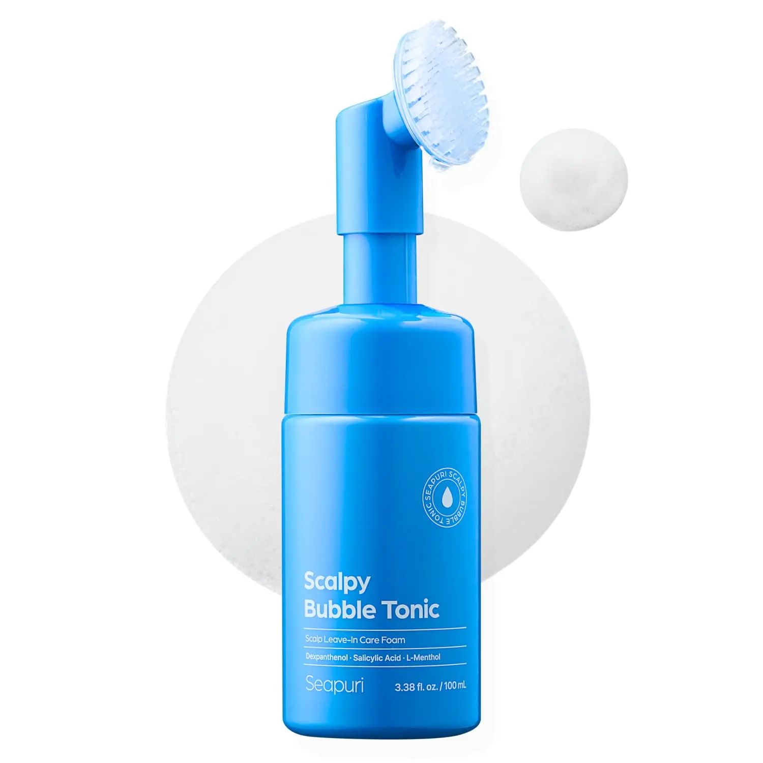 [Seapuri] Scalpy Bubble Tonic Leave-In Scalp Exfoliator Foam for Oily, Sweaty, or Itchy Roots