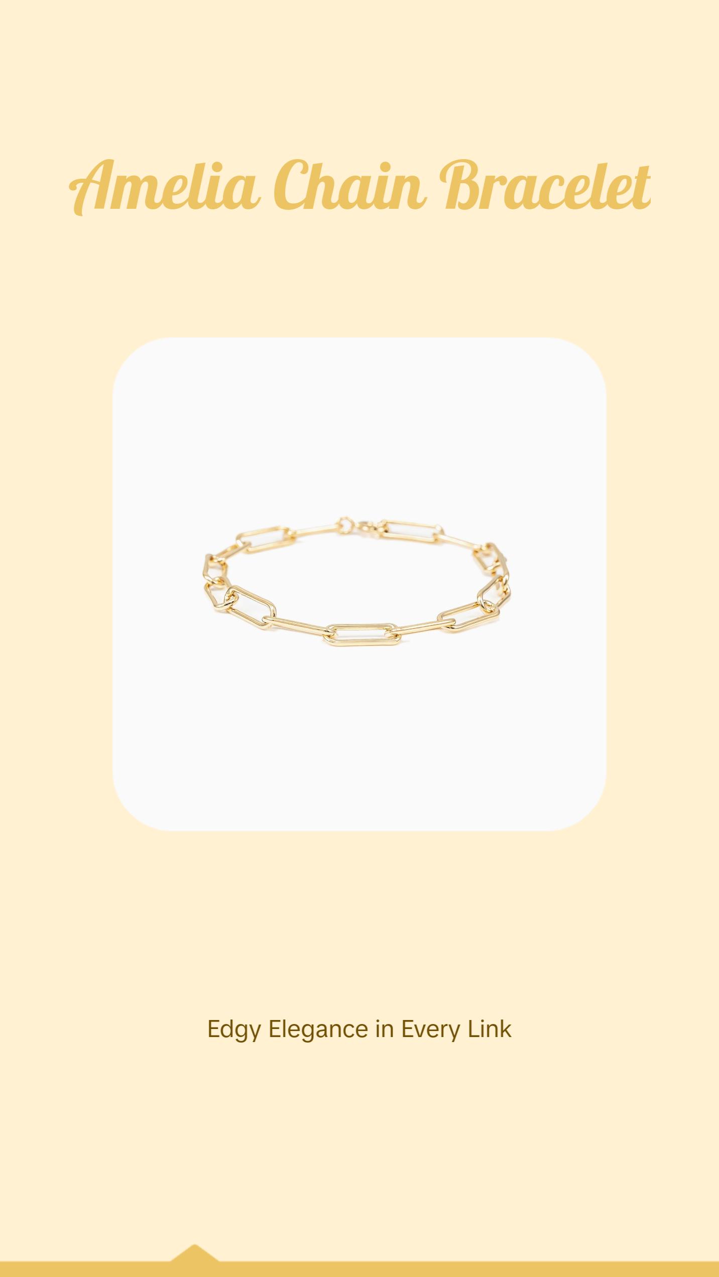Amelia Chain Bracelet