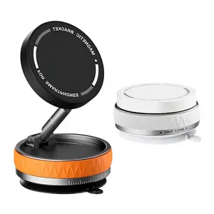 Magnetic Phone Holder for Car, 360° Adjustable, Super Strong Suction, Universal Zinc Alloy Base, One Hand Release, No Battery Needed