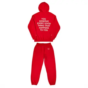 Comfrt x WNRS Good Things Sweat Set - Red