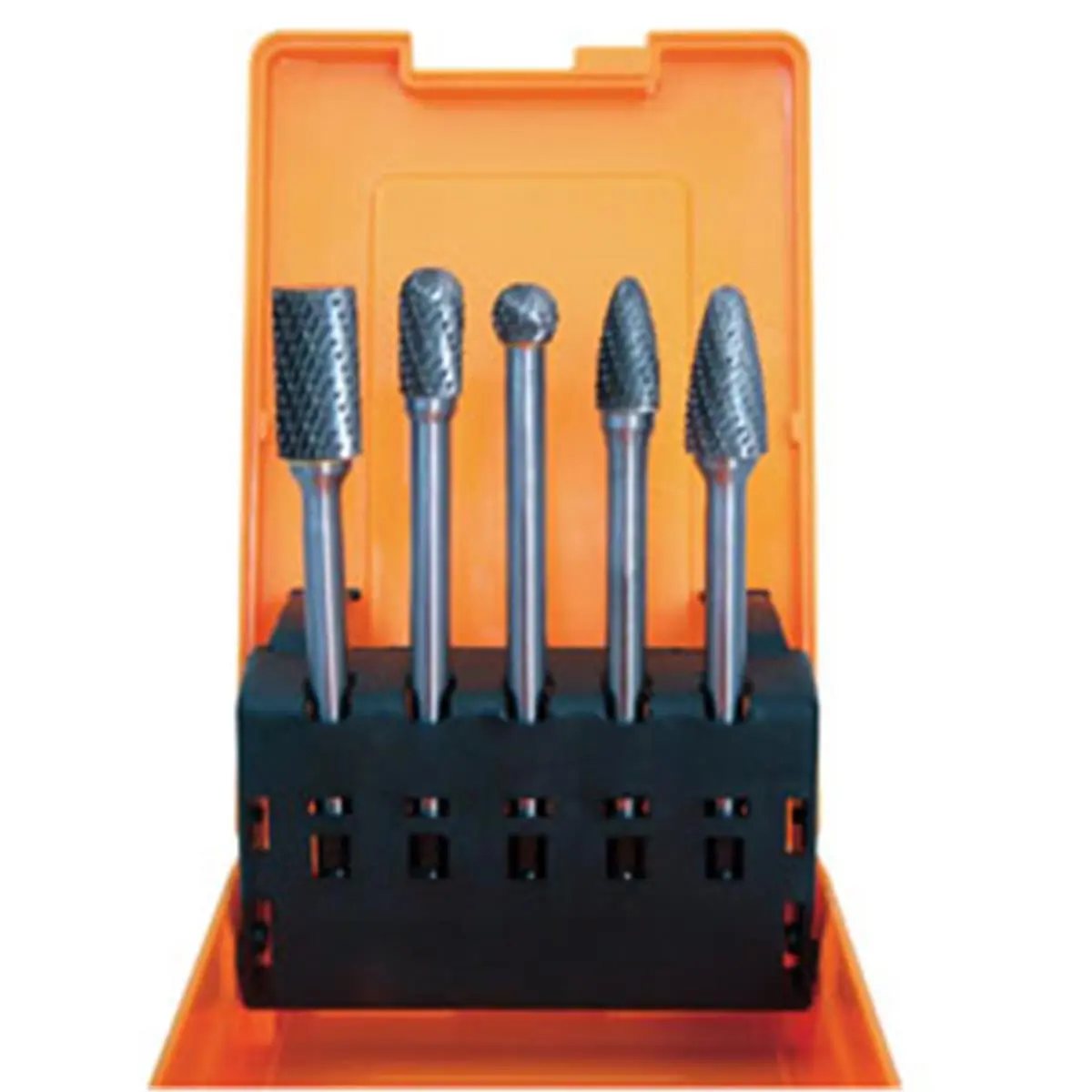 212 MAIN AST-2185 Tungsten Carbide Burr Set - 4.5 Inches Extra-Long Shank Type, Ideal for Hard-to-Reach Areas