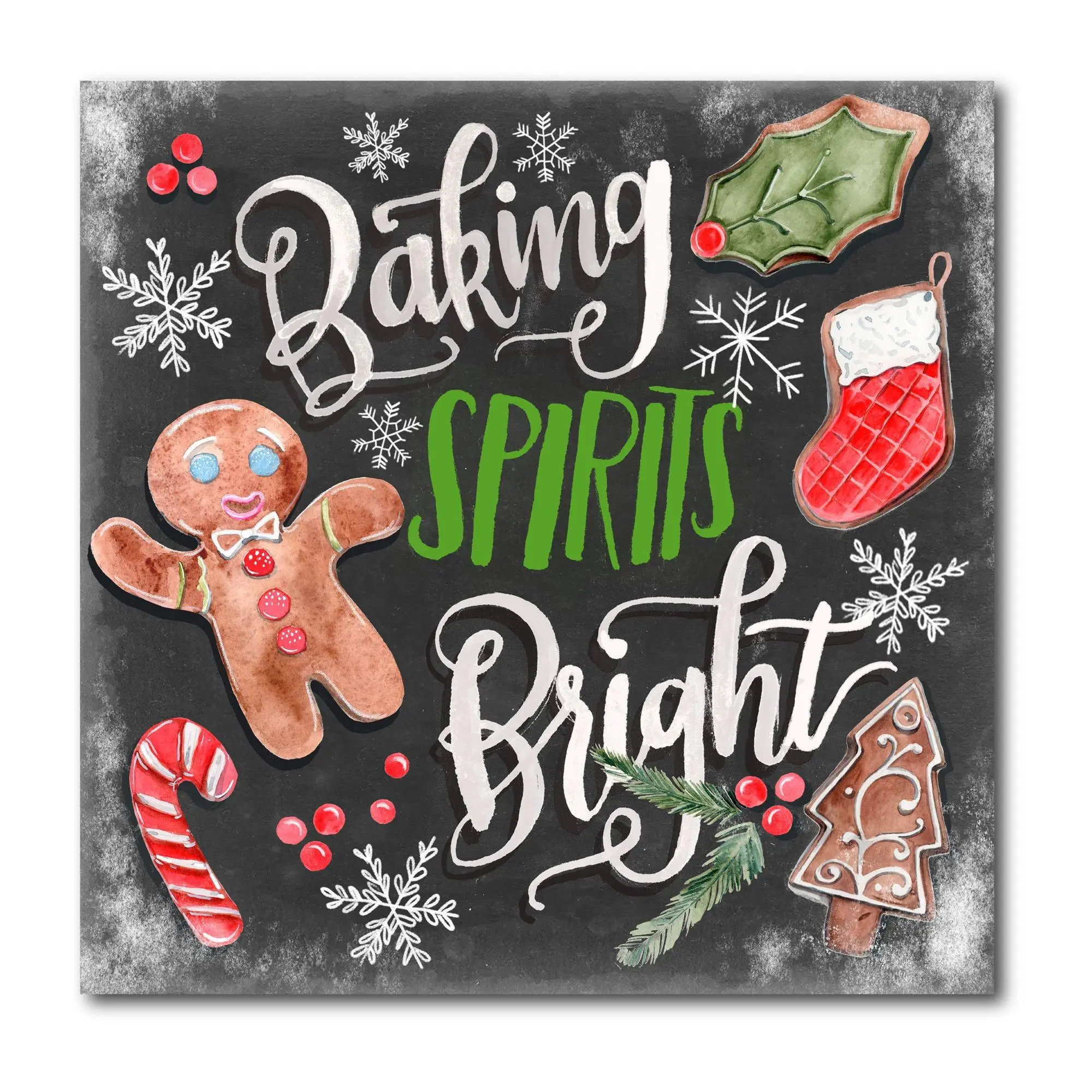 Courtside Market Baking Spirits Bright I 16x16 Canvas