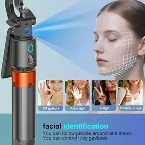 AI Smart Face Tracking Selfie Stick Tripod, 70 Inch Extensible Bluetooth-compatible Selfie Pole, Anti-Shake Stabilizer Phone Holder, 360 Degree Rotation, Smartphone Camera Accessories