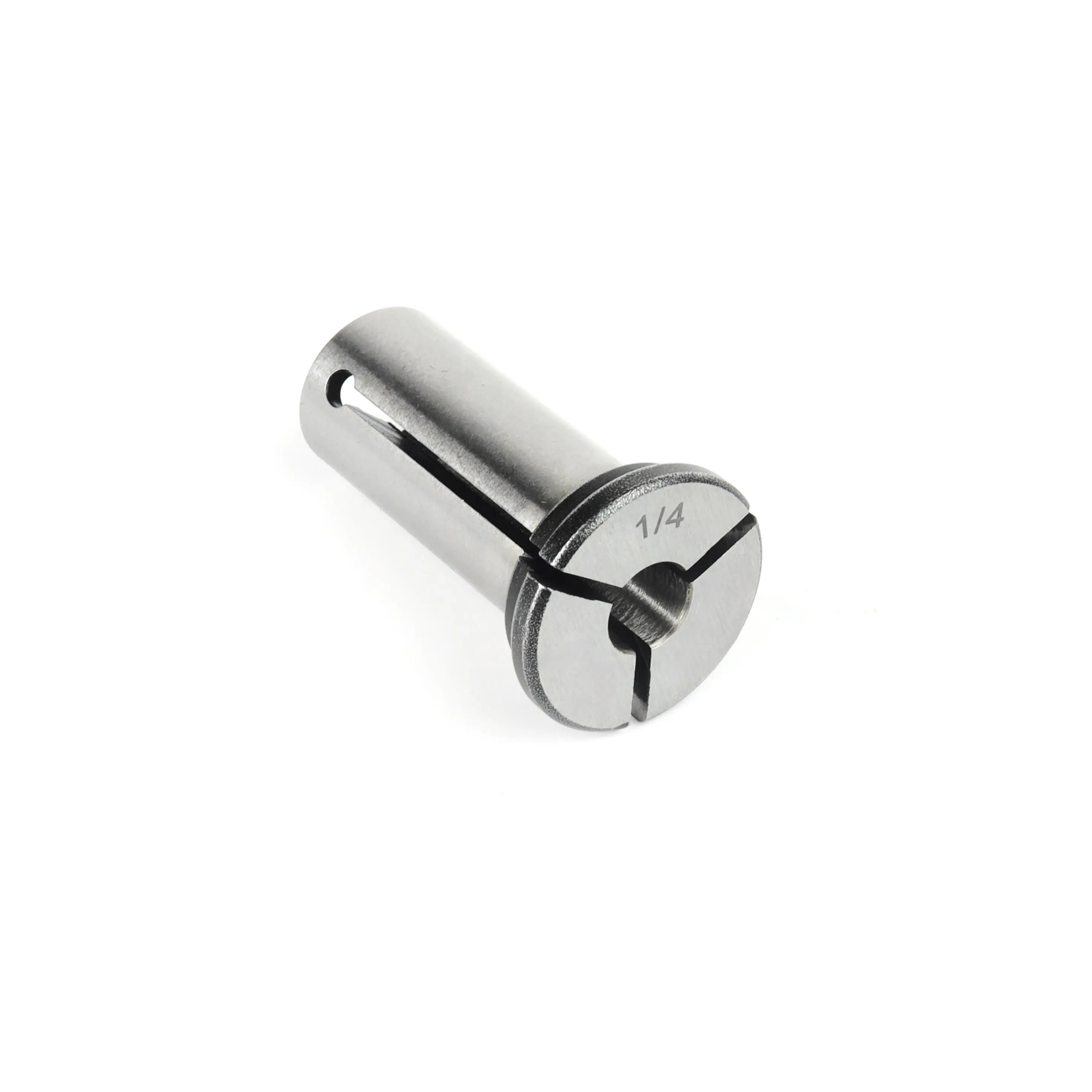 High-Precision 1/2-1/4 Collet Adaptor for 1/2" Shank CNC Routers
