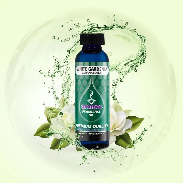 White Gardenia Fragrance Oil - Premium Quality Scented Oil Freshener for Baths, Aromatic Home Use