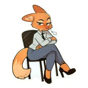 Diane Foxington The Bad Guys Stickers