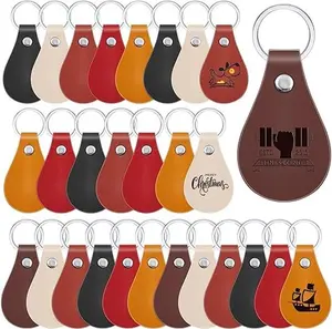 Engraved Leather Key Rings – Personalized Gifts