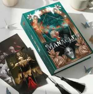 M@nacled Hardcover Book, Illustrated Romantic Fanfiction, Collector Edition, Bookmark Gift Set