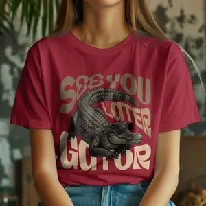 Later Gator Shirt, Funny Graphic Tee, Comfort Color Tee, Crocodile Shirt, Trendy Cute Tee, Later Gator Tee