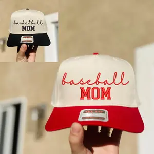 Baseball Mom Embroidered Hat