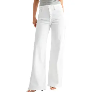 Optic Glow Wide Leg Jeans