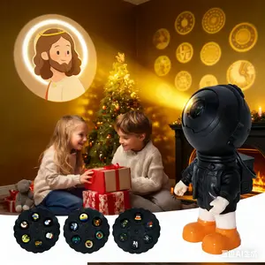 Astronaut Card Projector Light with Holiday/Birthday/Party Scenes Essential Photo Backdrop The Perfect Christmas Gift for Kids/Friends
