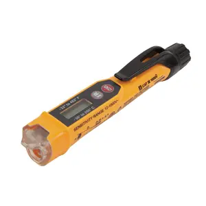NCVT-4IR Non-Contact Voltage Tester, 12-1000V AC Pen with IR Thermometer -22 to 482-Degree Fahrenheit, LED and Audible Alarms, Clip