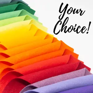 12"x18" Merino Wool Felt Sheet 35% Wool 65% Rayon Blend Fabric for Crafts DIY Quilting Doll Making Hair Bows Felting High Quality Eco Friendly Made in USA #Christmas Thanksgiving DIY