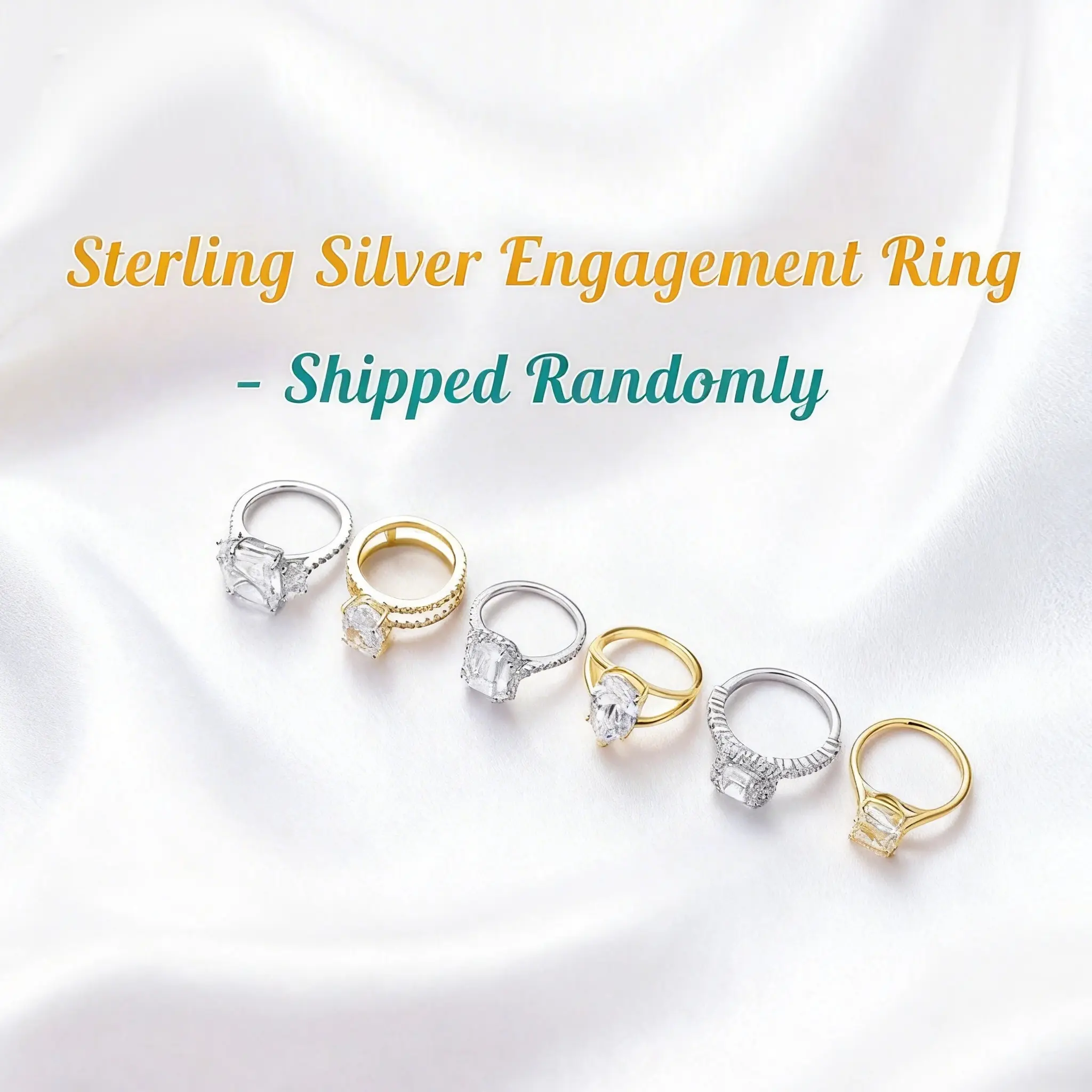 MAXINEJEWELRY Artificial Gemstone Jewelry Mystery Box - Random Fashion Engagement Ring, Secret Jewelry - Mother's Day Gift