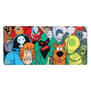 Scooby-Doo Gaming Mouse Pad, Luyuia Rubber Desk Mat, Wireless Mouse Pad for Home Office School, Trending TikTok