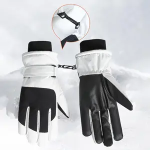 Ski Gloves for Men and Women Windproof and Waterproof Outdoor Riding Motorcycles Winter Plus Velvet Padded Warm Mitte