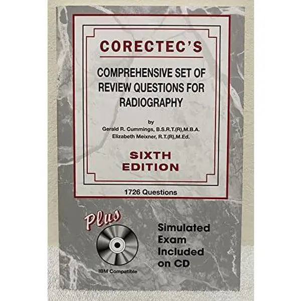 USED Book - Corectec's Comprehensive Set of Review Questions For Radiography by Gerald R. Cummings (Paperback) - english