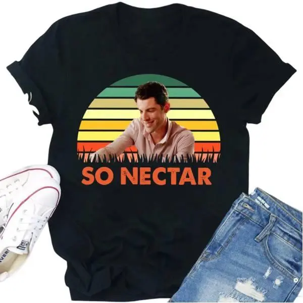 So Nectar T-Shirt – Nick New Girl TV Show Graphic Tee Shirt for Fans