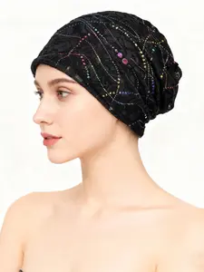 Sleeping Beanie Hat for Men & Women, Casual Fitted Design for All Seasons, Soft Comfortable Headwear for Daily Use