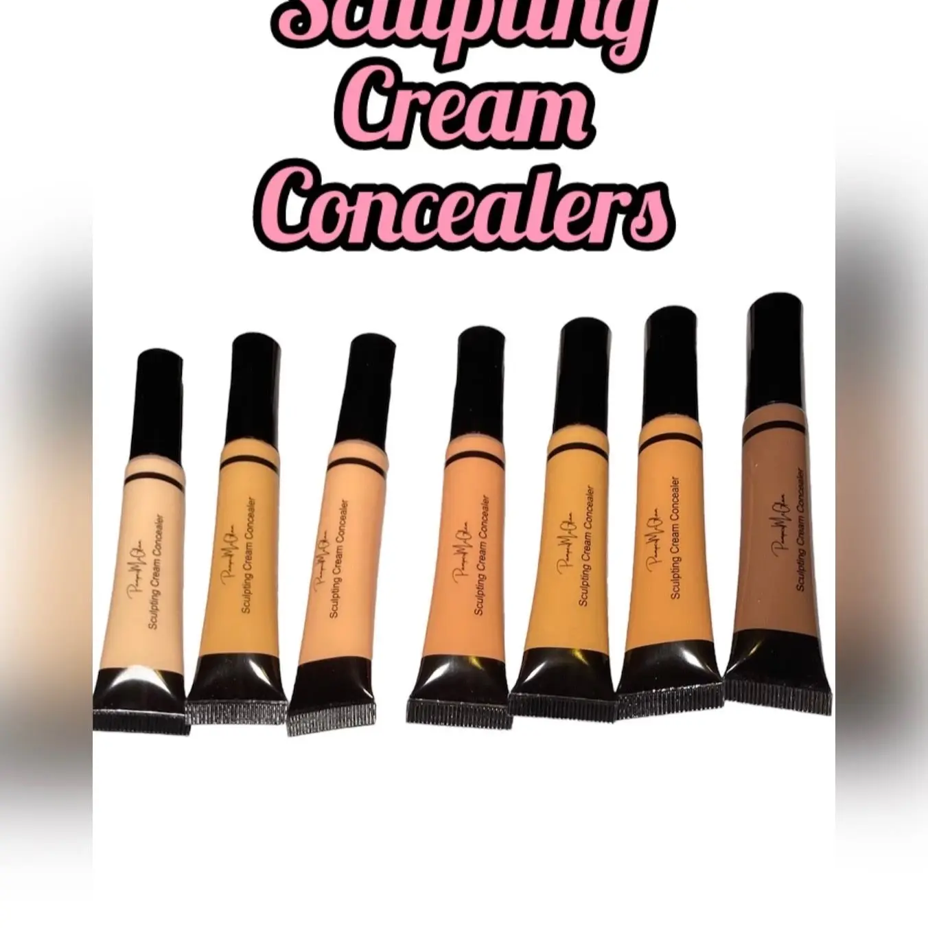 Sculpting Cream Concealers - 10ml Flawless Effect Under Eye Coverage in 7 Shades Fair Light to Rich