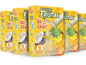 Arbol Futal On-The-Go! | Powdered Drink Mix Pina Colada - Flavored Sugar Free! – Single Serve On The Go! - Powder Sticks Packets (30 Count of Stick Packs)