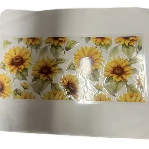 Yellow Sunflowers Decal - Simple Floral Design Sticker