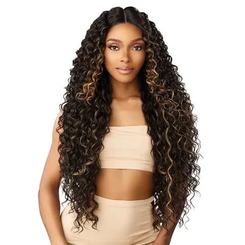 Sensationnel HD Lace Front Wig - Butta Lace Glueless Pre-Cut Unit 19, Pre-Tweezed Design Saves Styling Time, Secure Glueless Band Fit, Pre-Tweezed Lace Saves Styling Time