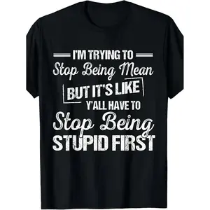 Aim to Spread Kindness Humor TShirt with Round Neck Short Sleeves Comfortable Breathable Fabric