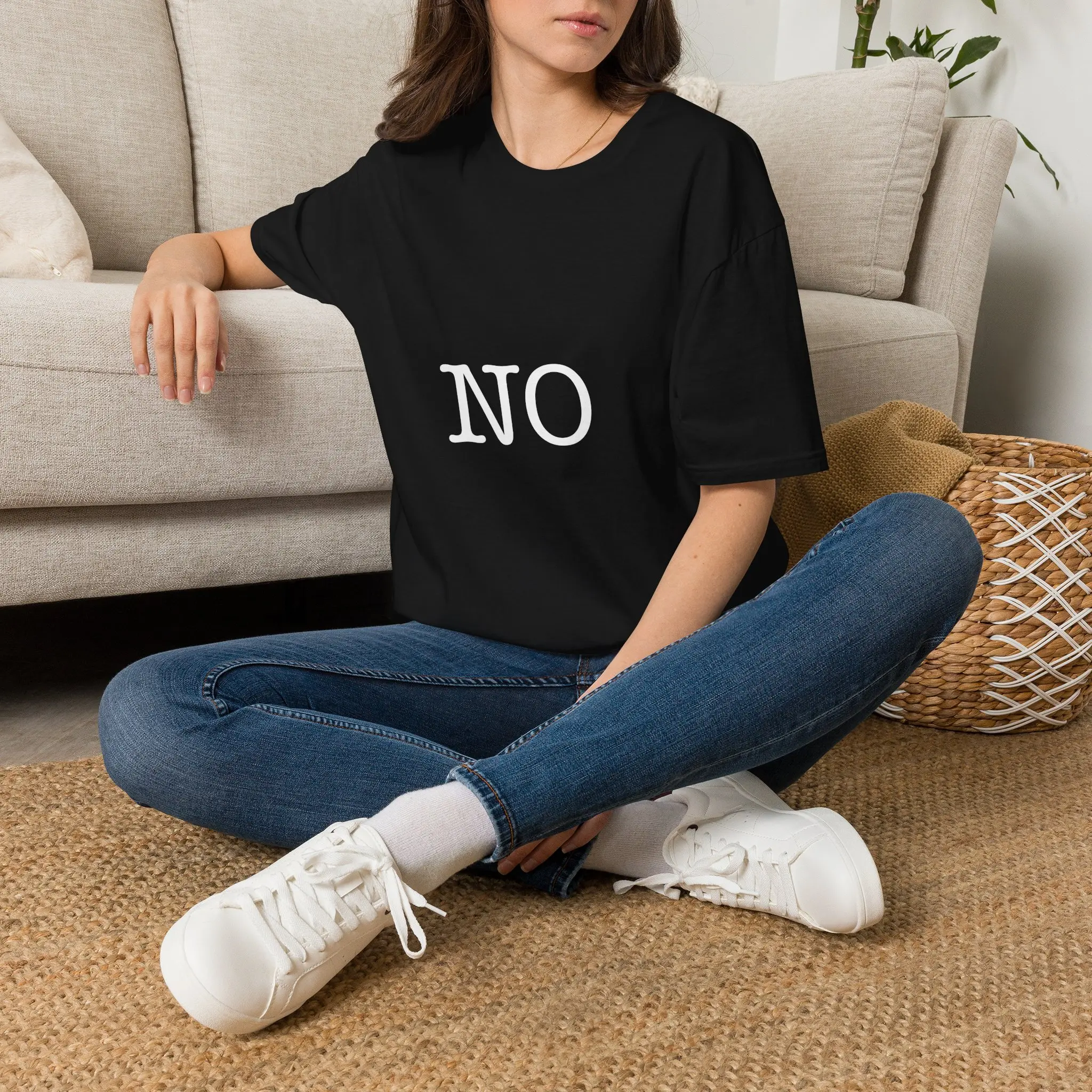 Unisex Softstyle "NO" T-Shirt Casual Cotton