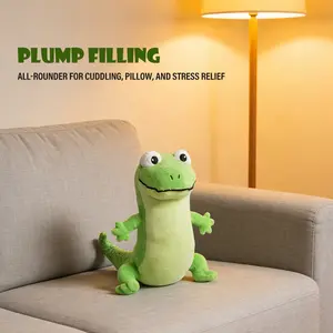Realistic Lizard Plush Doll, Soft Cotton Filled Pillow, Sofa Decoration, Home Decor, Perfect Gift for Holidays, Art Toy, Huggable Collectible