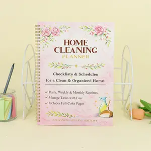Clean Plan Book (ring Binder) – Color-Coded Cleaning Schedule, Daily/weekly/monthly/year Planner, Task Management, Durable Cover, Essential for Home Office