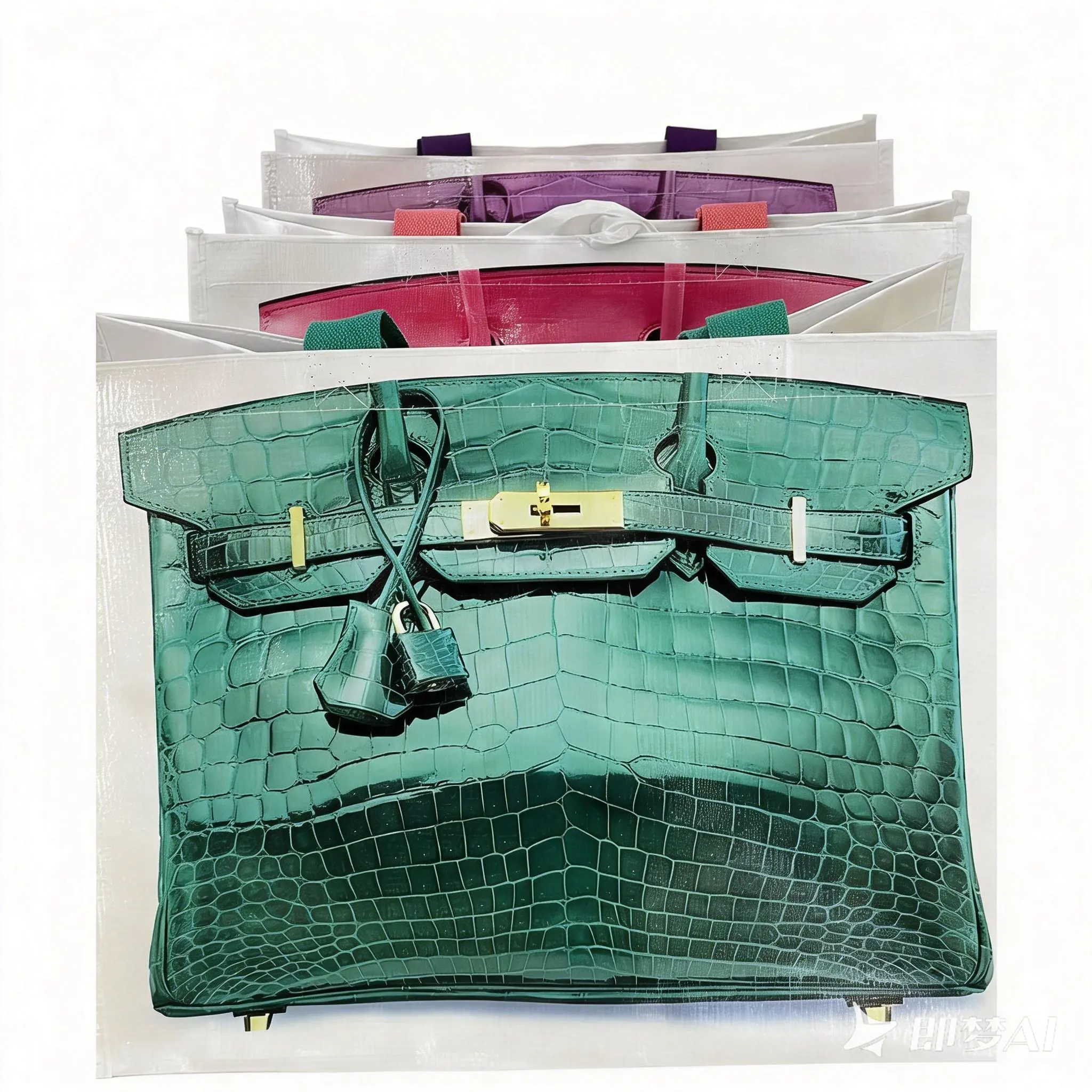 2026 INS blogger's parody creative grocerybags platinum bag remake fashion blogger's same fitness and leisure bag Beach Bag tiktokshopspringglowup summervibes Fashionable Bags Trendy Commuter Bag