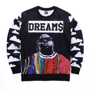 Biggie Smalls Dream$ Allover Print Crewneck Sweatshirt