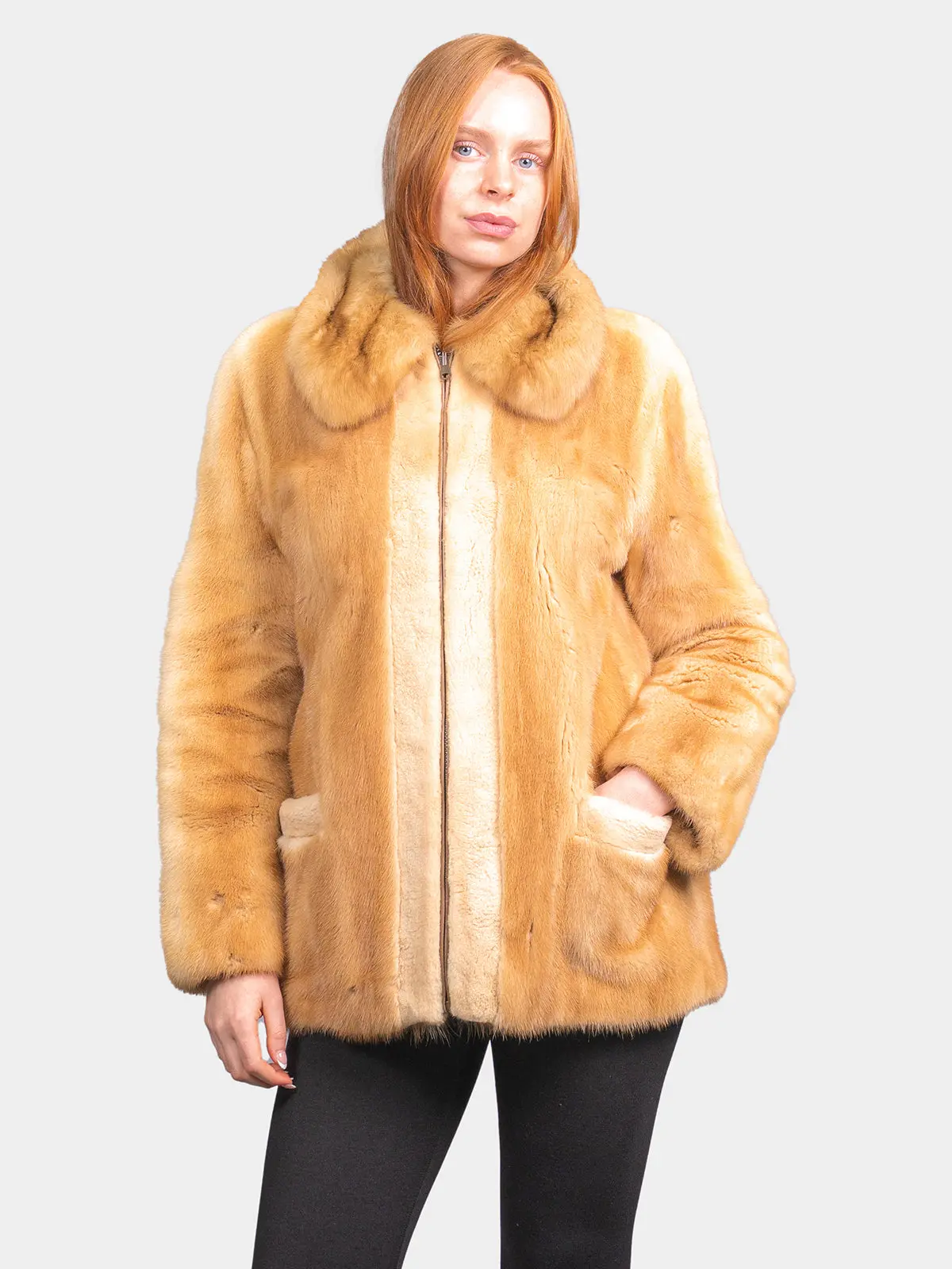 Women's Golden Mink Jacket Women's Golden Mink Jacket