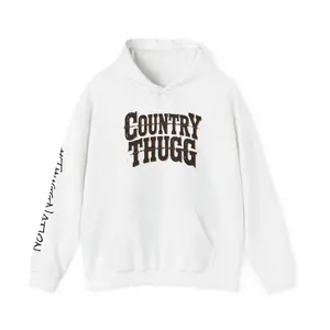 Country Thugg hoodie | Graphic Pullover with Western Rustic Design