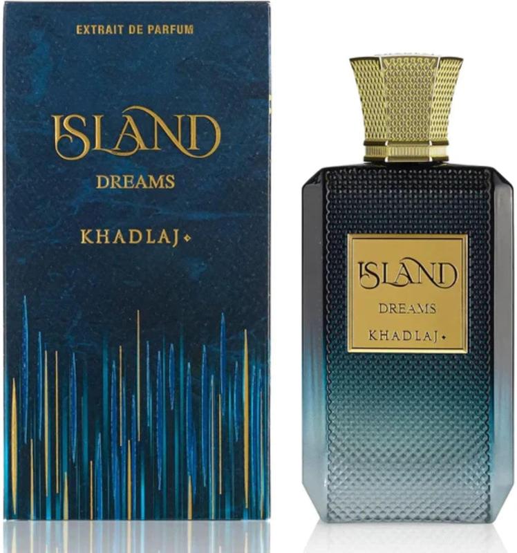 Khadlaj Island Dreams – Romantic Valentine's Day Gifts,Fruity, Floral, Woody, Musky – Extrait de Parfum Long-Lasting Fragrance for Unisex, 3.4 Ounce