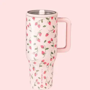 HydroJug Traveler Tumbler Stainless Steel Coffee Cup with Flip Straw Lid for On-the-Go Use