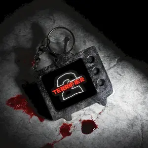 Terrifier 2 Title Card TV Keychain