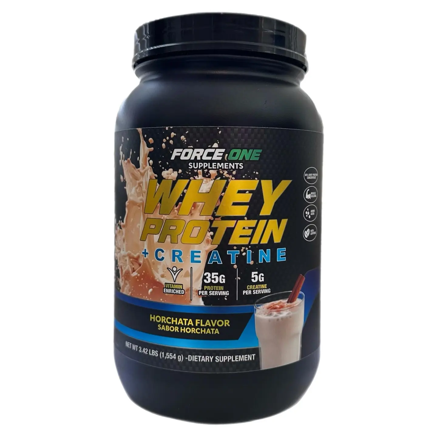 Whey Protein + Creatine Horchata Flavor Whey Protein + Creatine Horchata Flavor