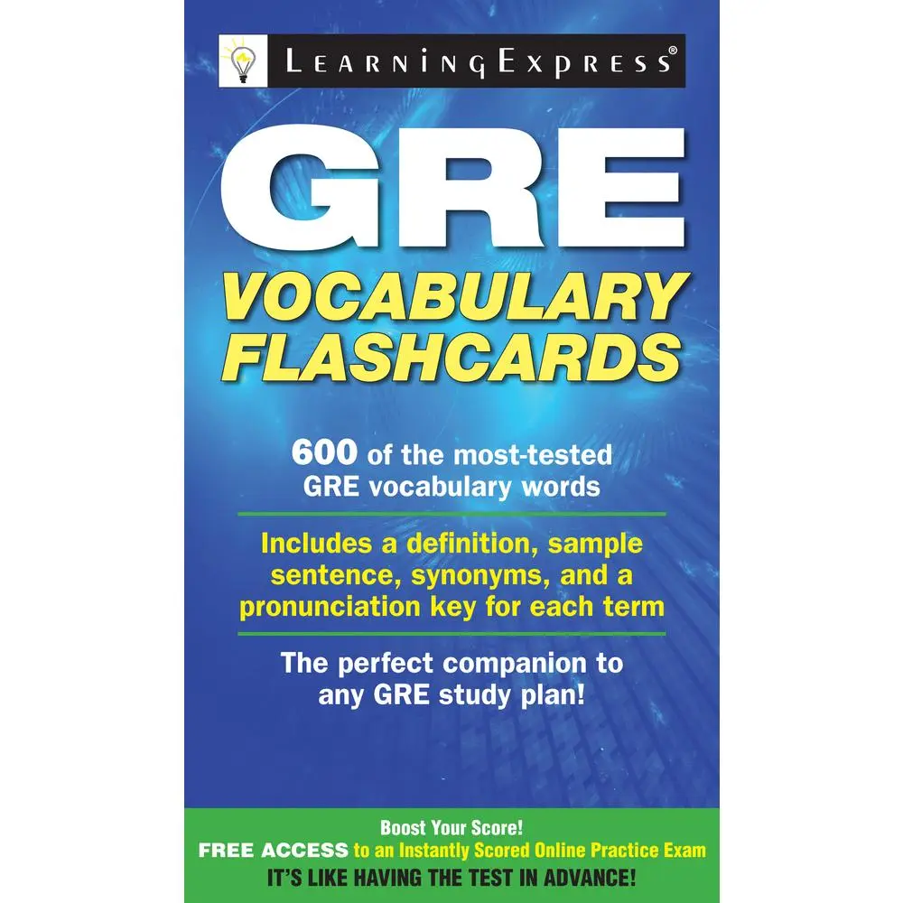 USED Book - GRE Vocabulary Flash Review by Learning Express Editors (Paperback) - english