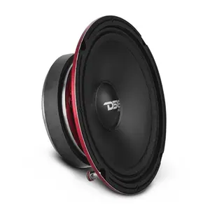 DS18 PRO-SM6.4 6.5" Shallow Water-Resistant Mid-Range Car Speakers - 200W RMS, 4-Ohm, for Marine & Powersports Audio