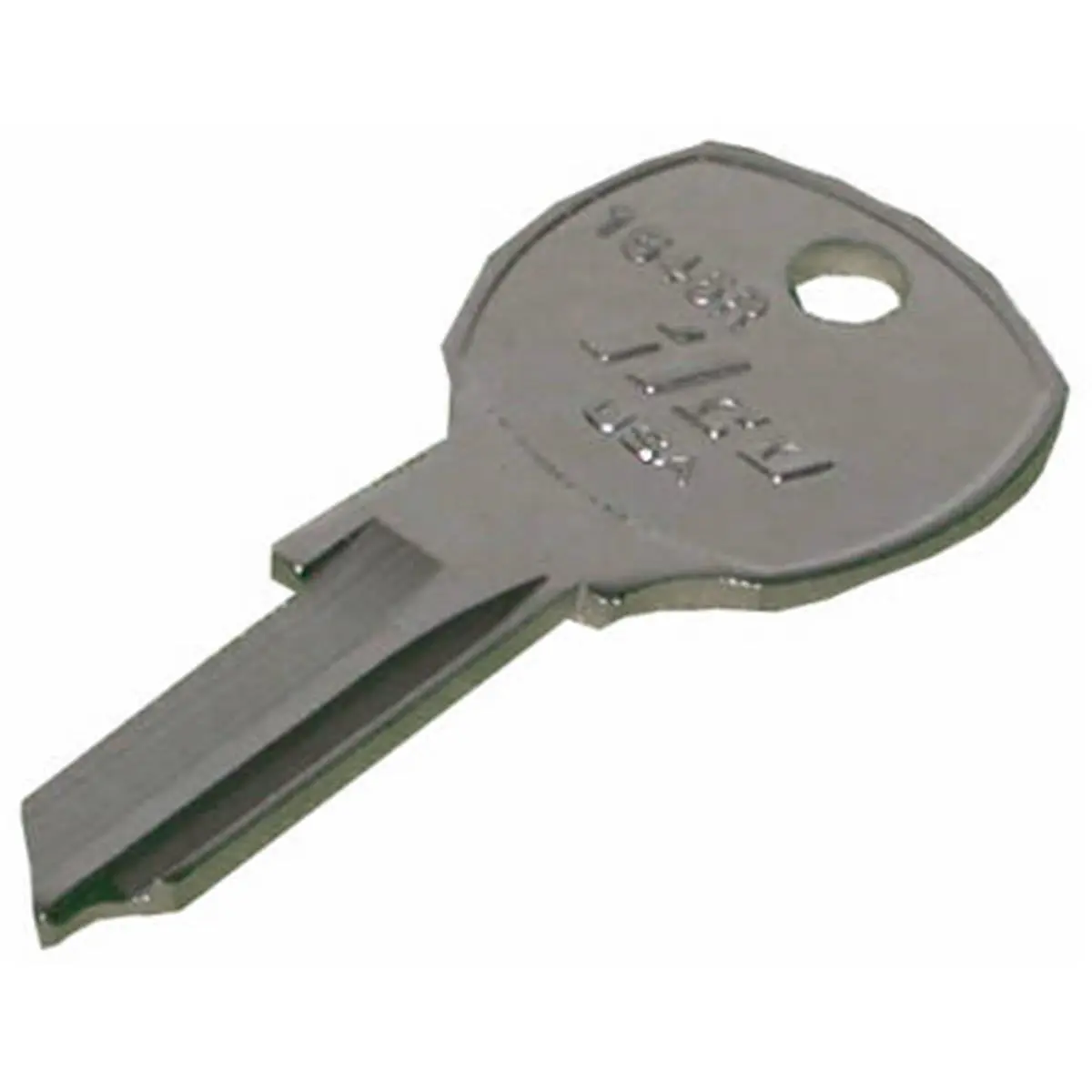212 MAIN Kaba 1646R Reverse Profile Metal Key Blank - Ilco Nickel-Plated Brass, 2.01x0.09x0.09 in, 0.02 lbs, USPS Mailbox Compatible, Pack of 10
