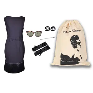 Holly Black Fringe Dress & Accessories Set – Audrey-Inspired Glam for Halloween & Everyday Elegance | Fringe Costume & Jewelry Ensemble