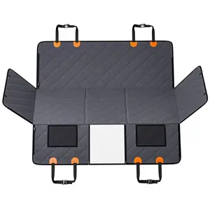 VEVOR 57.4 x 30.3 in Dog Car Seat Cover for Back Seat Waterproof 600D for Truck